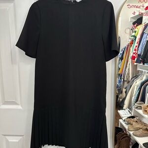 Black Pleated Dress